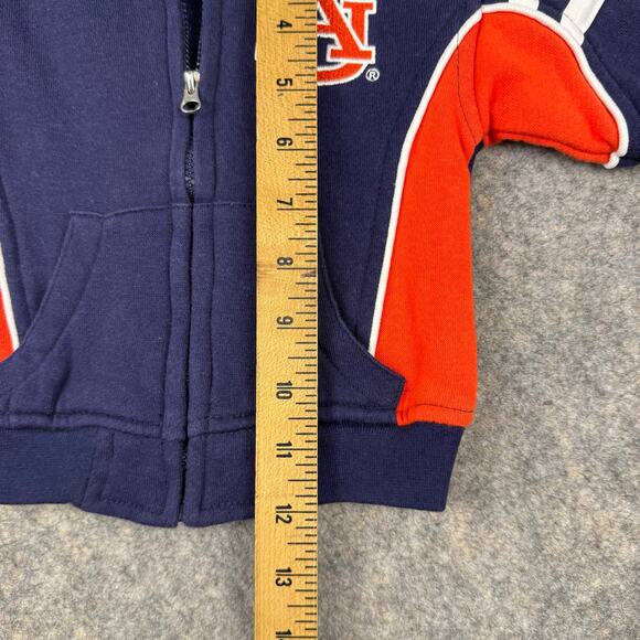 Auburn Tigers Infant Full Zip Sweatshirt Jacket Blue Orange Size 3 Months 426 - Picture 3 of 6